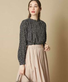 OFUON / オフオン シャツ・ブラウス | 【WEB限定/洗える】ダルメシアンプリントブラウス