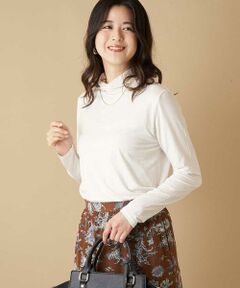 OFUON / オフオン カットソー | 【洗濯機で洗える】ハイネックカットソー