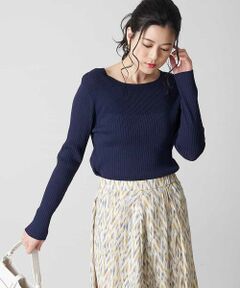 OFUON / オフオン ニット・セーター | 【洗える】コンパクトリブニット