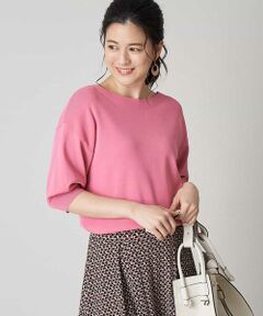 OFUON / オフオン ニット・セーター | 【洗える/毛玉になりにくい】丸首ニット