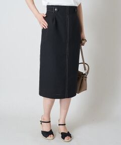 OFUON / オフオン ミニ・ひざ丈スカート | 【洗える】タイトスカート