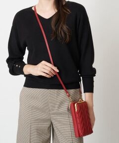 OFUON / オフオン ショルダーバッグ | キルティングウォレットショルダーバッグ