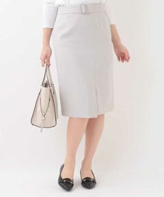 OFUON / オフオン ミニ・ひざ丈スカート | ラップ風スカート/洗える