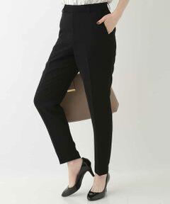 OFUON / オフオン ショート・ハーフ・半端丈パンツ | 【セットアップ対応/洗える】センタープレスクロップドパンツ