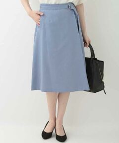 OFUON / オフオン ロング・マキシ丈スカート | 【洗濯機で洗える】ラップ風スカート