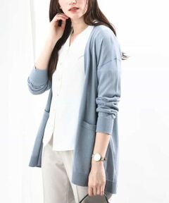 OFUON / オフオン カーディガン・ボレロ | 着流しシアーニットカーディガン/洗える