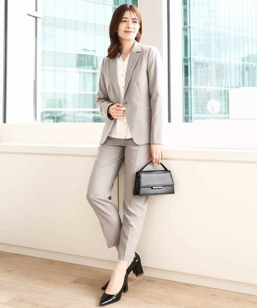 OFUON / オフオン シャツ・ブラウス | サテンジョーゼットVネックブラウス/洗える/WEB限定サイズあり | 詳細14