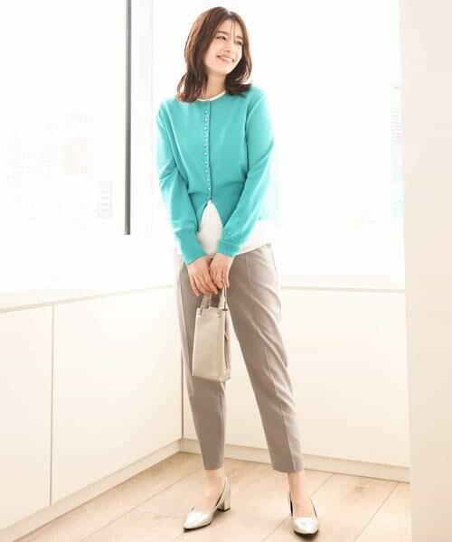 OFUON / オフオン シャツ・ブラウス | クルーネック長袖ブラウス/洗える/WEB限定サイズあり | 詳細24