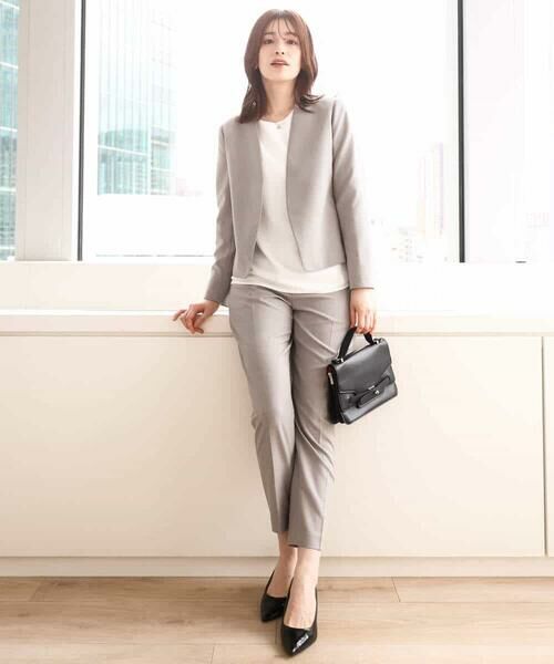 OFUON / オフオン シャツ・ブラウス | クルーネック長袖ブラウス/洗える/WEB限定サイズあり | 詳細25