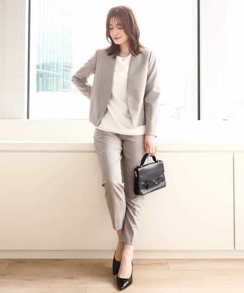 OFUON / オフオン シャツ・ブラウス | クルーネック長袖ブラウス/洗える/WEB限定サイズあり | 詳細27