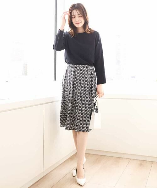 OFUON / オフオン シャツ・ブラウス | クルーネック長袖ブラウス/洗える/WEB限定サイズあり | 詳細4