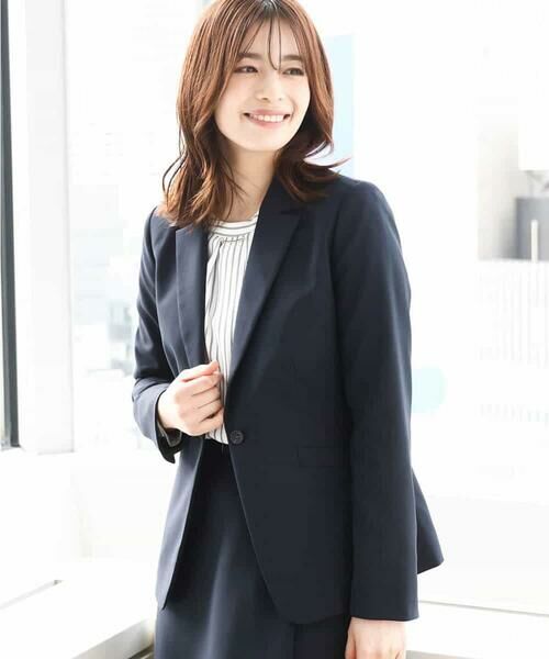 OFUON / オフオン テーラードジャケット | [セットアップ対応]テーラードジャケット/洗える | 詳細1