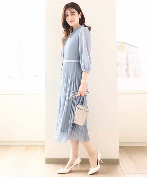 OFUON / オフオン ロング・マキシ丈ワンピース | シフォンプリーツワンピース/洗える/WEB限定サイズあり | 詳細3