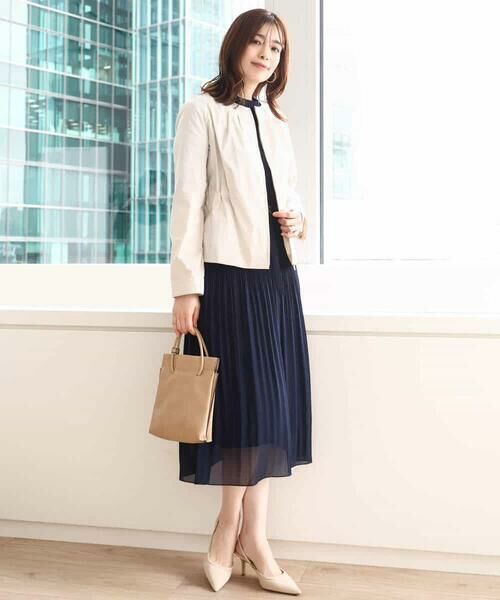 OFUON / オフオン ロング・マキシ丈ワンピース | シフォンプリーツワンピース/洗える/WEB限定サイズあり | 詳細30