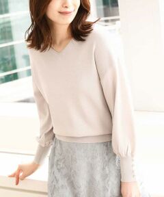 OFUON / オフオン ニット・セーター | ハイゲージVネックニット/接触冷感/洗える/WEB限定サイズあり