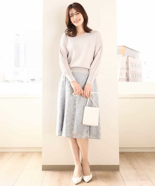 OFUON / オフオン ニット・セーター | ハイゲージVネックニット/接触冷感/洗える/WEB限定サイズあり | 詳細18