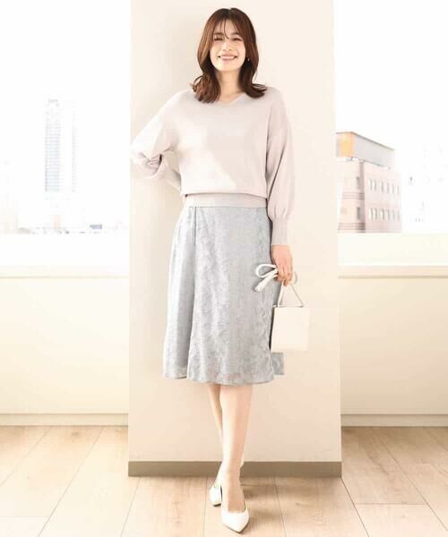 OFUON / オフオン ニット・セーター | ハイゲージVネックニット/接触冷感/洗える/WEB限定サイズあり | 詳細19