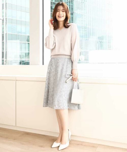 OFUON / オフオン ニット・セーター | ハイゲージVネックニット/接触冷感/洗える/WEB限定サイズあり | 詳細22