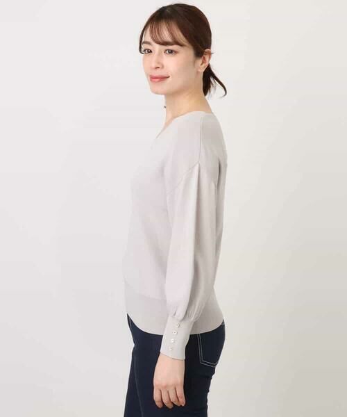 OFUON / オフオン ニット・セーター | ハイゲージVネックニット/接触冷感/洗える/WEB限定サイズあり | 詳細24