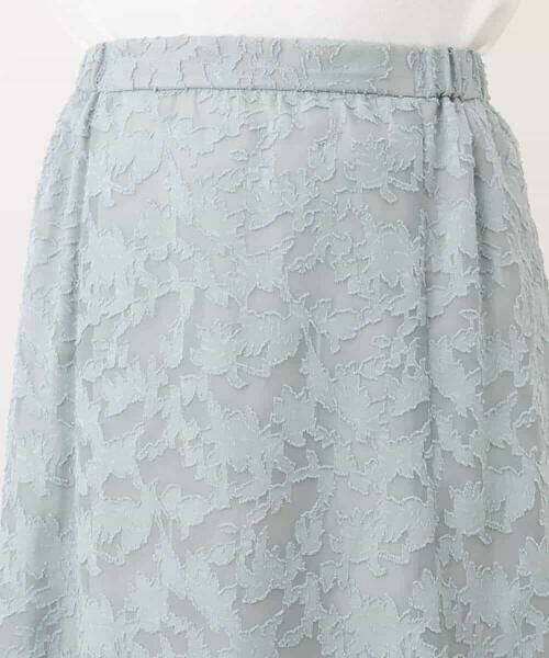 OFUON / オフオン ロング・マキシ丈スカート | カットジャガードフレアースカート/洗える/WEB限定サイズあり | 詳細29