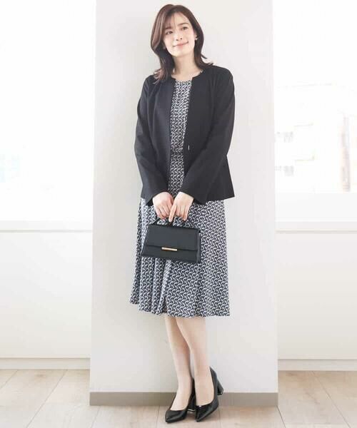 OFUON / オフオン ミニ・ひざ丈スカート | ジオメトリックプリントジャージスカート/洗える/WEB限定サイズあり | 詳細21