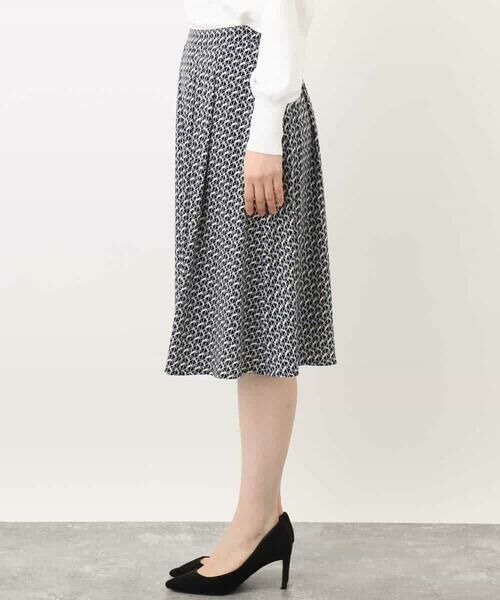 OFUON / オフオン ミニ・ひざ丈スカート | ジオメトリックプリントジャージスカート/洗える/WEB限定サイズあり | 詳細28