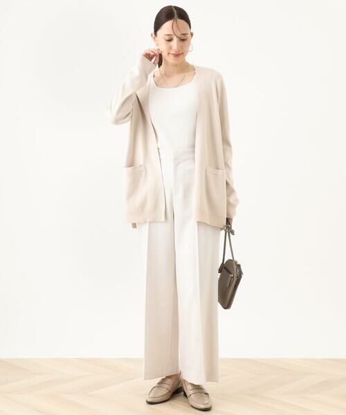 OFUON / オフオン その他パンツ | [名品シリーズ]ストレッチワイドパンツ/WEB限定サイズあり/洗える | 詳細11