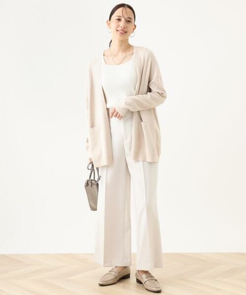 OFUON / オフオン その他パンツ | [名品シリーズ]ストレッチワイドパンツ/WEB限定サイズあり/洗える | 詳細13