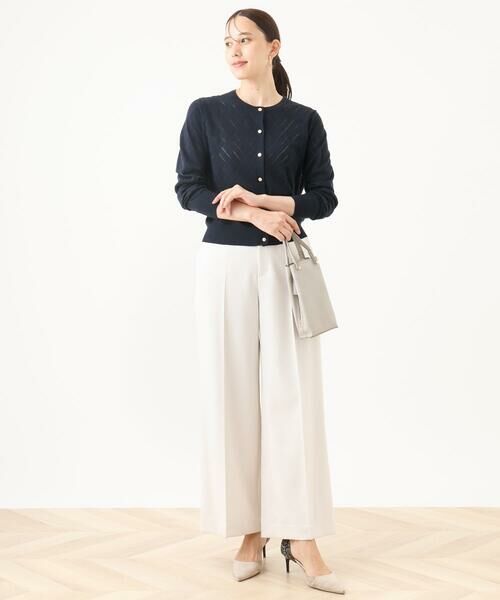 OFUON / オフオン その他パンツ | [名品シリーズ]ストレッチワイドパンツ/WEB限定サイズあり/洗える | 詳細16