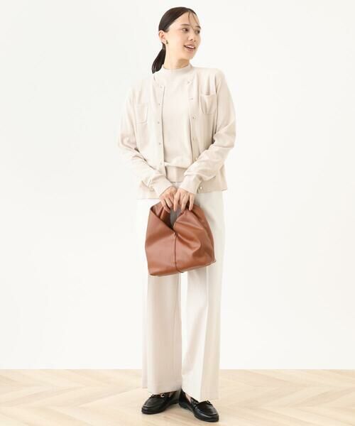 OFUON / オフオン その他パンツ | [名品シリーズ]ストレッチワイドパンツ/WEB限定サイズあり/洗える | 詳細17