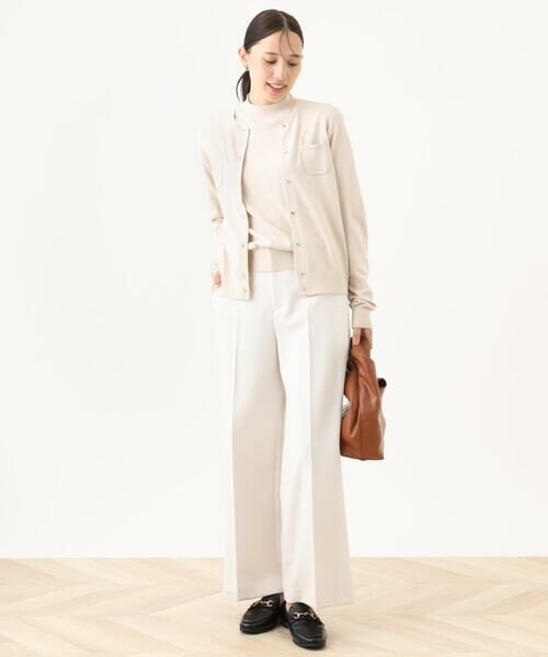 OFUON / オフオン その他パンツ | [名品シリーズ]ストレッチワイドパンツ/WEB限定サイズあり/洗える | 詳細18