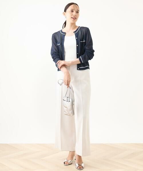 OFUON / オフオン その他パンツ | [名品シリーズ]ストレッチワイドパンツ/WEB限定サイズあり/洗える | 詳細22