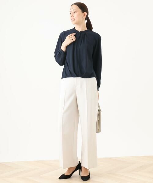 OFUON / オフオン その他パンツ | [名品シリーズ]ストレッチワイドパンツ/WEB限定サイズあり/洗える | 詳細23