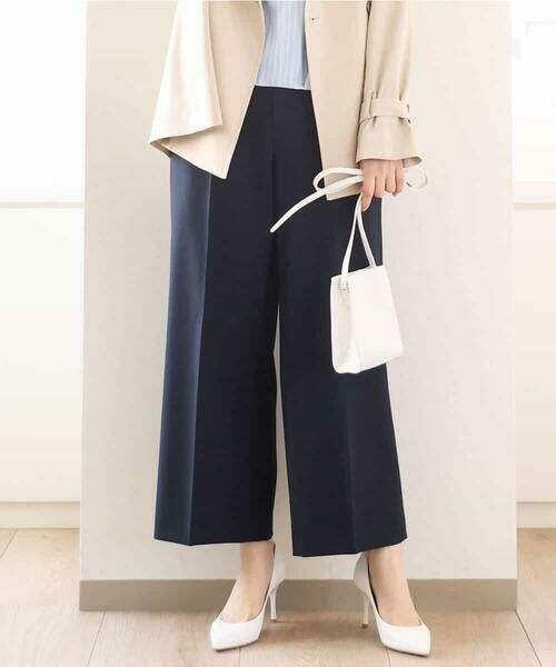 OFUON / オフオン その他パンツ | [名品シリーズ]ストレッチワイドパンツ/WEB限定サイズあり/洗える | 詳細26