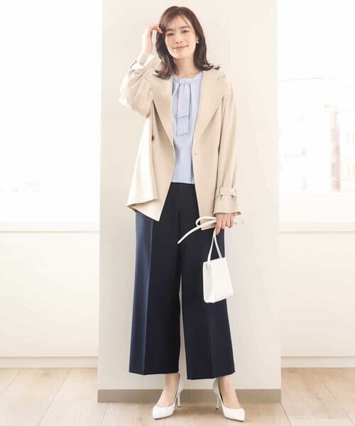 OFUON / オフオン その他パンツ | [名品シリーズ]ストレッチワイドパンツ/WEB限定サイズあり/洗える | 詳細29