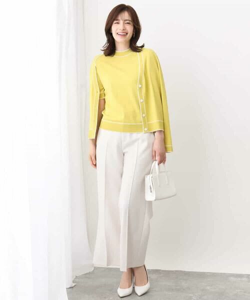 OFUON / オフオン その他パンツ | [名品シリーズ]ストレッチワイドパンツ/WEB限定サイズあり/洗える | 詳細7