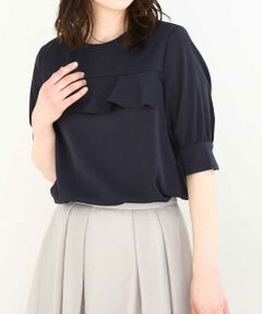 OFUON / オフオン シャツ・ブラウス | フロントフリルデザインブラウス/洗える/WEB限定サイズあり