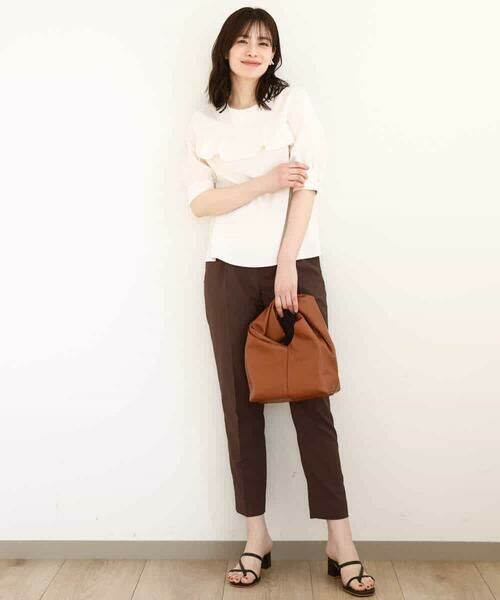 OFUON / オフオン シャツ・ブラウス | フロントフリルデザインブラウス/洗える/WEB限定サイズあり | 詳細11