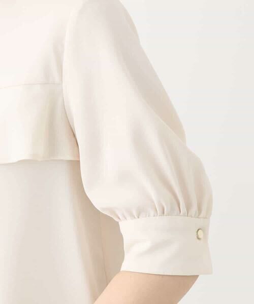 OFUON / オフオン シャツ・ブラウス | フロントフリルデザインブラウス/洗える/WEB限定サイズあり | 詳細24