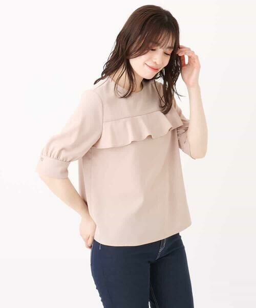 OFUON / オフオン シャツ・ブラウス | フロントフリルデザインブラウス/洗える/WEB限定サイズあり | 詳細28