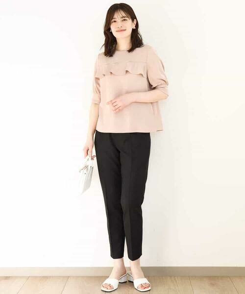 OFUON / オフオン シャツ・ブラウス | フロントフリルデザインブラウス/洗える/WEB限定サイズあり | 詳細3