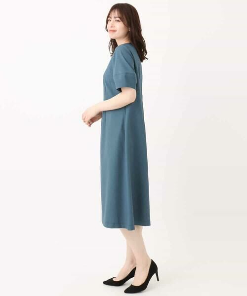 OFUON / オフオン ロング・マキシ丈ワンピース | リネンライク ランタンスリーブワンピース/洗える/WEB限定サイズあり | 詳細13