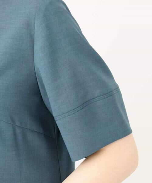 OFUON / オフオン ロング・マキシ丈ワンピース | リネンライク ランタンスリーブワンピース/洗える/WEB限定サイズあり | 詳細17