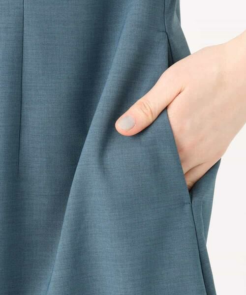 OFUON / オフオン ロング・マキシ丈ワンピース | リネンライク ランタンスリーブワンピース/洗える/WEB限定サイズあり | 詳細18