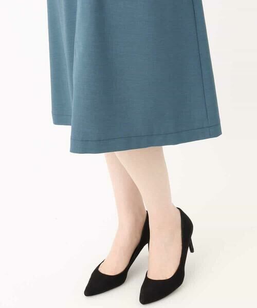 OFUON / オフオン ロング・マキシ丈ワンピース | リネンライク ランタンスリーブワンピース/洗える/WEB限定サイズあり | 詳細19