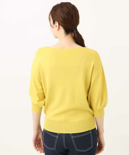 OFUON / オフオン ニット・セーター | ボートネック五分袖ニット/接触冷感/洗える/WEB限定サイズあり | 詳細22