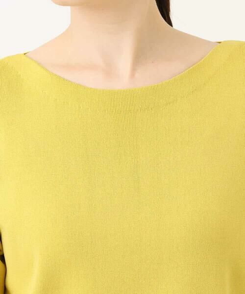 OFUON / オフオン ニット・セーター | ボートネック五分袖ニット/接触冷感/洗える/WEB限定サイズあり | 詳細23