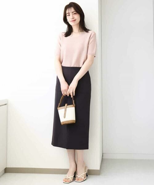 OFUON / オフオン ニット・セーター | ガーター編み半袖ラメニット/洗える/WEB限定サイズあり | 詳細18