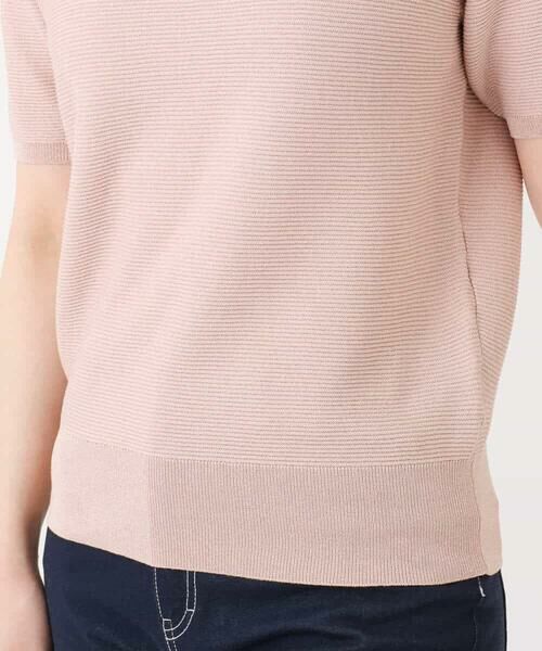 OFUON / オフオン ニット・セーター | ガーター編み半袖ラメニット/洗える/WEB限定サイズあり | 詳細26