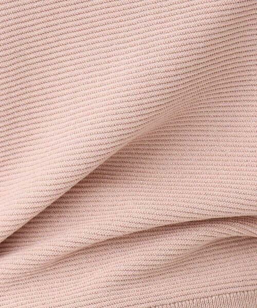OFUON / オフオン ニット・セーター | ガーター編み半袖ラメニット/洗える/WEB限定サイズあり | 詳細27